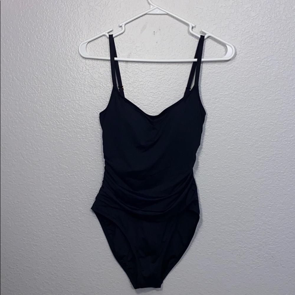 La Blanca Island Goddess One-piece Swimsuit- Black - Picture 5 of 10